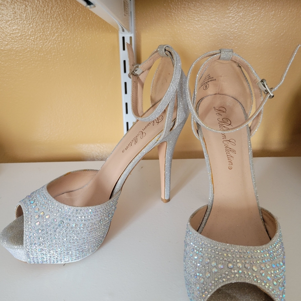 Silver heels